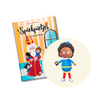 Afbeelding in Gallery-weergave laden, De Spiekpietjes. Het zilveren belletje. Met Spiekpietjes pop.

